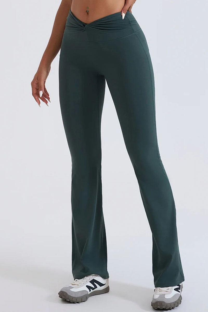 Legging flare feminina