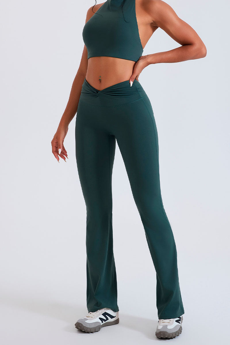 Legging flare feminina